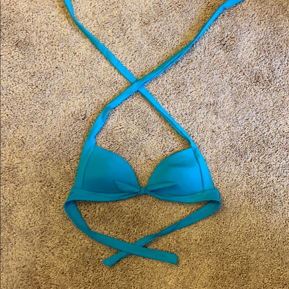 Calvin Klein teal swimsuit top